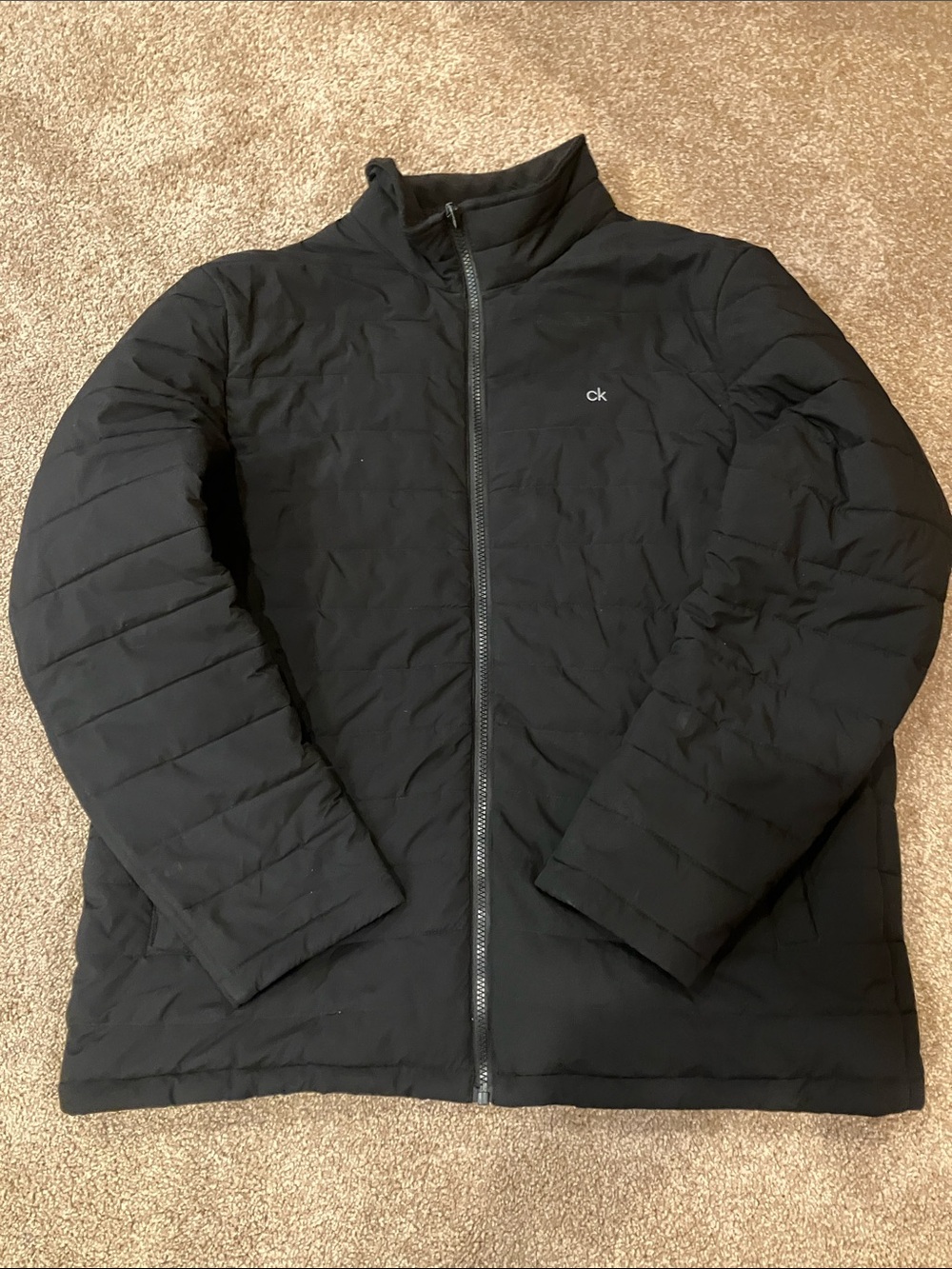Calvin Klein Black Quilted Lightweight Puffer Jacket